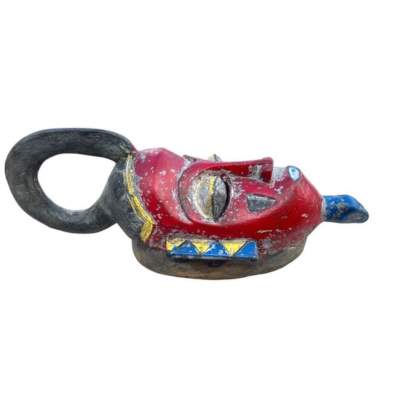 1970 Guru Ivory Coast African Tribal Mask Mythical‎ Powers Human Origins Tribes - Picture 2 of 16